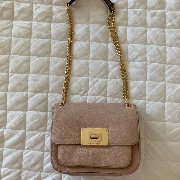 NWT! “Sloan” SM Blush Pink Leather Shoulder Bag by Michael Kors - Picture 2 of 13